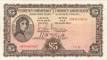 Ireland, Republic Of 1 5 Pounds, Prefix 15T,  7.6.1932